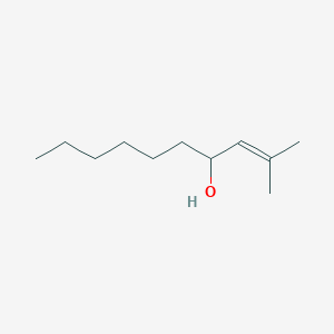 molecular formula C11H22O B14475750 2-Methyl-2-decen-4-ol CAS No. 70719-36-7