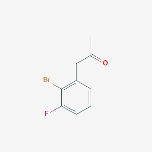 molecular formula C9H8BrFO B1447580 1-(2-Bromo-3-fluorophenyl)propan-2-one CAS No. 1504797-89-0
