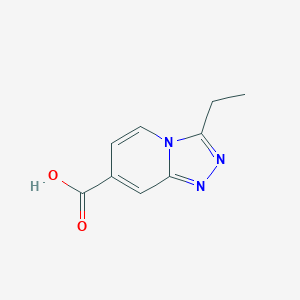 3-Ethyl-[1,2,4]triazolo[4,3-a]pyridine-7-carboxylic acid