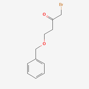 molecular formula C11H13BrO2 B1447597 4-Benzyloxy-1-bromo-2-butanone CAS No. 185155-56-0