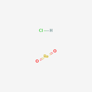 molecular formula ClHO2Re B14476009 Dioxorhenium--hydrogen chloride (1/1) CAS No. 66446-69-3