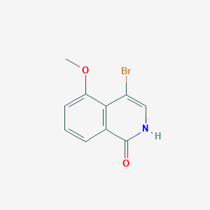 molecular formula C10H8BrNO2 B1447607 4-溴-5-甲氧基-1,2-二氢异喹啉-1-酮 CAS No. 1207448-49-4