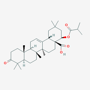 molecular formula C34H52O5 B144761 Lantadene D CAS No. 132194-33-3