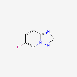 molecular formula C6H4FN3 B1447617 6-氟-[1,2,4]三唑并[1,5-a]吡啶 CAS No. 1427357-61-6
