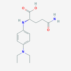 molecular formula C15H23N3O3 B14476190 N~2~-[4-(Diethylamino)phenyl]-L-glutamine CAS No. 65540-59-2
