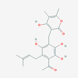 molecular formula C21H24O7 B1447636 Arenol CAS No. 32274-51-4