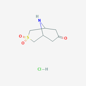 3-Thia-9-azabicyclo[3.3.1]nonane-3,3,7-trione hydrochloride