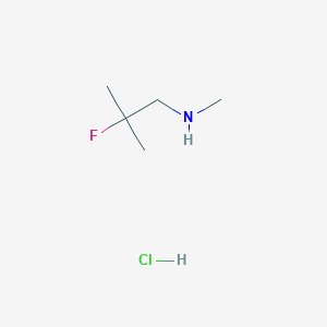 2-Fluoro-N,2-dimethylpropan-1-amine hydrochloride
