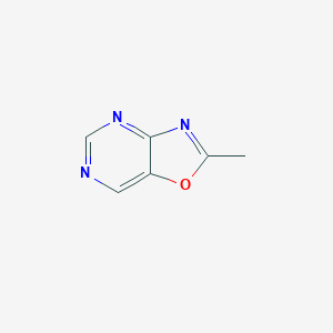 molecular formula C6H5N3O B144765 2-Methyloxazolo[4,5-d]pyrimidine CAS No. 129249-41-8
