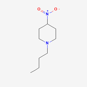 molecular formula C9H18N2O2 B14476690 1-Butyl-4-nitropiperidine CAS No. 66909-72-6