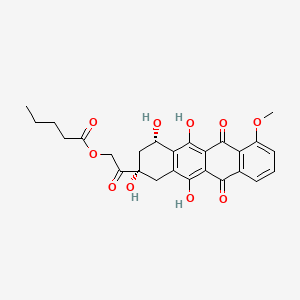 B1447673 Doxorubicinone valerate CAS No. 158699-93-5