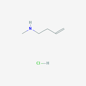 molecular formula C5H12ClN B1447678 N-Methylbut-3-en-1-amine hydrochloride CAS No. 55984-59-3
