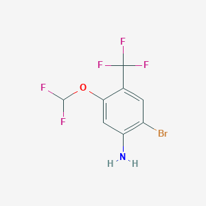 2-Bromo-5-(difluoromethoxy)-4-(trifluoromethyl)aniline