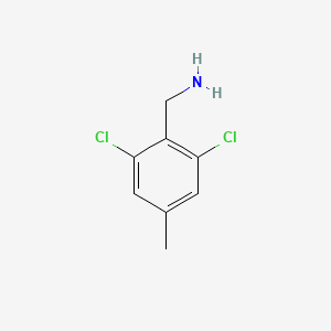 molecular formula C8H9Cl2N B1447689 2,6-Dichloro-4-methylbenzylamine CAS No. 1803779-51-2