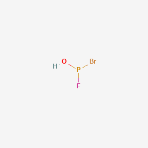 molecular formula BrFHOP B14476922 Phosphorobromidofluoridous acid CAS No. 72076-36-9
