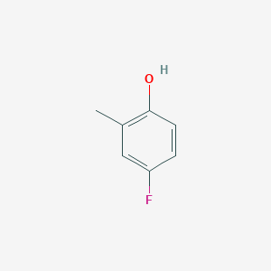 molecular formula C7H7FO B144770 4-Fluoro-2-methylphenol CAS No. 452-72-2