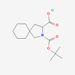 2-(tert-Butoxycarbonyl)-2-azaspiro[4.5]decane-3-carboxylic acid