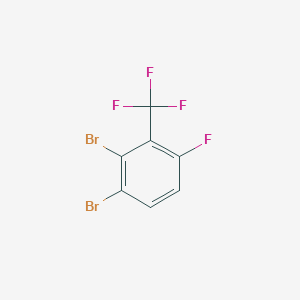 molecular formula C7H2Br2F4 B1447714 2,3-Dibromo-6-fluorobenzotrifluoride CAS No. 1803784-50-0