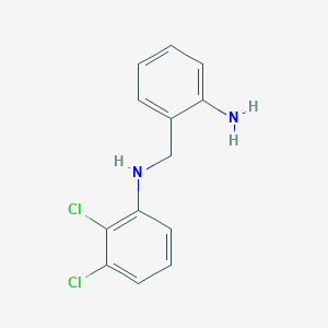 molecular formula C13H12Cl2N2 B14477250 N-[(2-Aminophenyl)methyl]-2,3-dichloroaniline CAS No. 66550-52-5