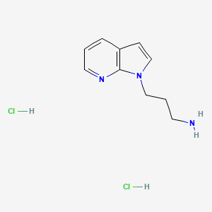 [3-(1H-pyrrolo[2,3-b]pyridin-1-yl)propyl]amine dihydrochloride