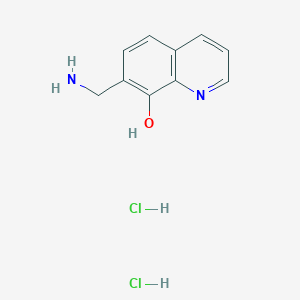 molecular formula C10H12Cl2N2O B1447735 7-(氨甲基)喹啉-8-醇二盐酸盐 CAS No. 1909319-46-5