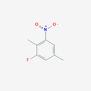 molecular formula C8H8FNO2 B1447736 1-氟-2,5-二甲基-3-硝基苯 CAS No. 320-73-0