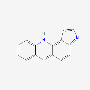 molecular formula C15H10N2 B14477371 3H-Pyrrolo[2,3-c]acridine CAS No. 68342-12-1