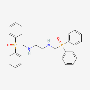 molecular formula C28H30N2O2P2 B14477399 N~1~,N~2~-Bis[(diphenylphosphoryl)methyl]ethane-1,2-diamine CAS No. 68745-29-9