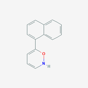 molecular formula C14H11NO B14477412 6-(Naphthalen-1-yl)-2H-1,2-oxazine CAS No. 71410-74-7