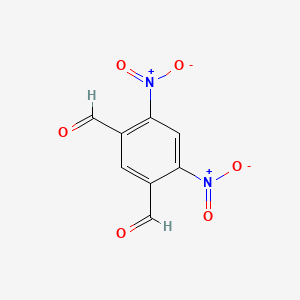 molecular formula C8H4N2O6 B14477426 1,3-Benzenedicarboxaldehyde, 4,6-dinitro- CAS No. 65924-59-6