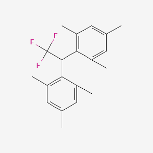 molecular formula C20H23F3 B1447743 2,2-双(1,3,5-三甲基苯基)-1,1,1-三氟乙烷 CAS No. 1314534-82-1