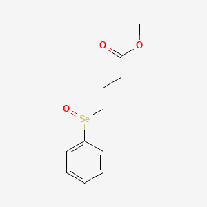molecular formula C11H14O3Se B14477462 Methyl 4-(benzeneseleninyl)butanoate CAS No. 66241-88-1
