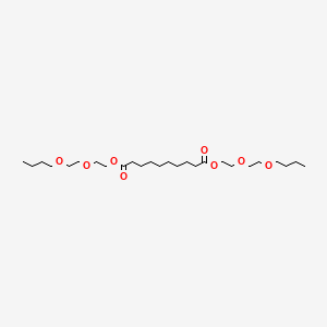 molecular formula C26H50O8 B14477534 Decanedioic acid, bis[2-(2-butoxyethoxy)ethyl] ester CAS No. 70900-46-8