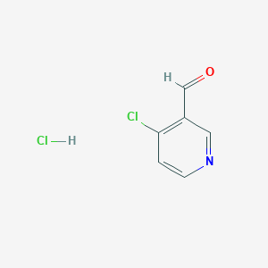 molecular formula C6H5Cl2NO B1447755 4-Chloronicotinaldehyde hydrochloride CAS No. 1449008-08-5