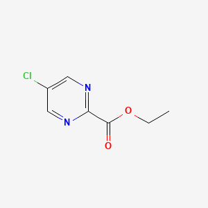 molecular formula C7H7ClN2O2 B1447760 Ethyl 5-chloropyrimidine-2-carboxylate CAS No. 1227571-82-5