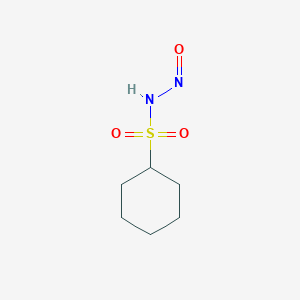 molecular formula C6H12N2O3S B14477625 N-Nitrosocyclohexanesulfonamide CAS No. 67395-92-0