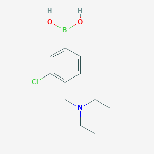 (3-Chloro-4-((diethylamino)methyl)phenyl)boronic acid