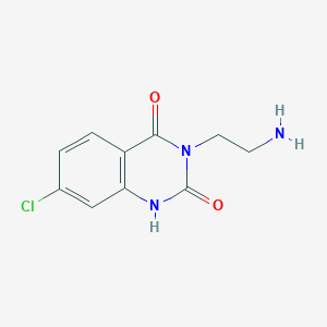 molecular formula C10H10ClN3O2 B1447772 3-(2-aminoethyl)-7-chloroquinazoline-2,4(1H,3H)-dione CAS No. 1896261-97-4