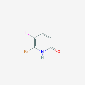 molecular formula C5H3BrINO B1447782 6-Bromo-5-iodopyridin-2-ol CAS No. 1704065-08-6