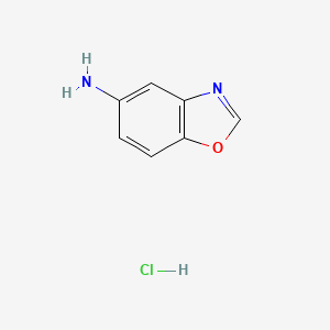 molecular formula C7H7ClN2O B1447794 1,3-Benzoxazol-5-amine hydrochloride CAS No. 1858249-87-2
