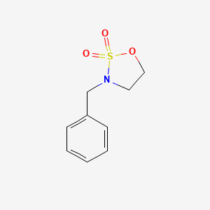molecular formula C9H11NO3S B1447797 3-Benzyloxathiazolidine 2,2-dioxide CAS No. 957872-91-2