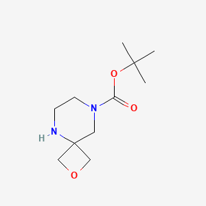 molecular formula C11H20N2O3 B1447800 8-Boc-2-oxa-5,8-diazaspiro[3.5]nonane CAS No. 1367777-12-5