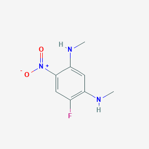 4-fluoro-1-N,3-N-dimethyl-6-nitrobenzene-1,3-diamine