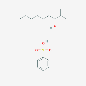 molecular formula C17H30O4S B14478042 4-Methylbenzenesulfonic acid;2-methylnonan-3-ol CAS No. 65950-03-0