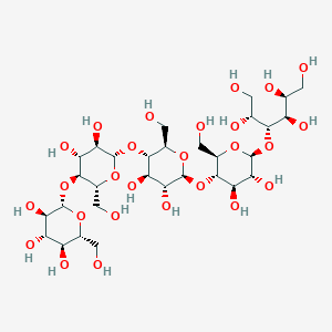 molecular formula C30H54O26 B1447806 1,4-b-D-Cellopentaitol (borohydride reduced cellotetraose) CAS No. 61473-65-2
