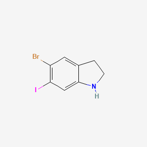 5-Bromo-6-iodo-1H-indoline