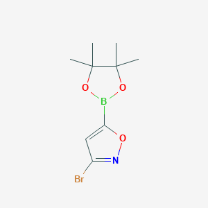 3-Bromo-5-(4,4,5,5-tetramethyl-1,3,2-dioxaborolan-2-yl)isoxazole