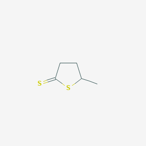 molecular formula C5H8S2 B14478111 5-Methylthiolane-2-thione CAS No. 67230-82-4