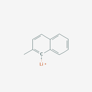 molecular formula C11H9Li B14478236 lithium;2-methyl-1H-naphthalen-1-ide CAS No. 72764-49-9