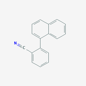 molecular formula C17H11N B14478326 2-(Naphthalen-1-yl)benzonitrile CAS No. 66252-14-0